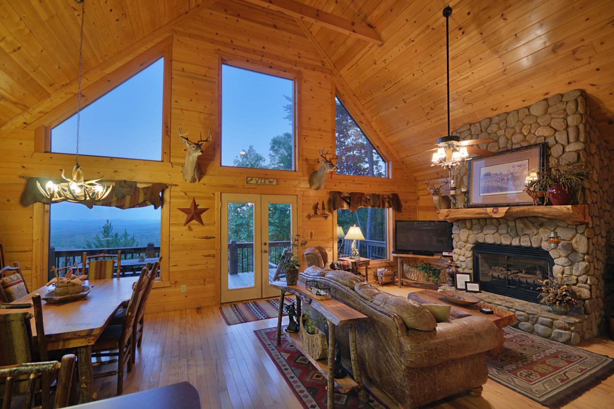 The View Sweeping Mountain Views Gas Fireplace Game Room Hot Tub Blue Ridge Esterno foto